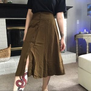 🍐 Button Down Midi Skirt 🍐